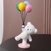 Balloon Bear Figurine Resin Statue for Cabinet TV Stand Shelf Living Room Bedroom Decor
