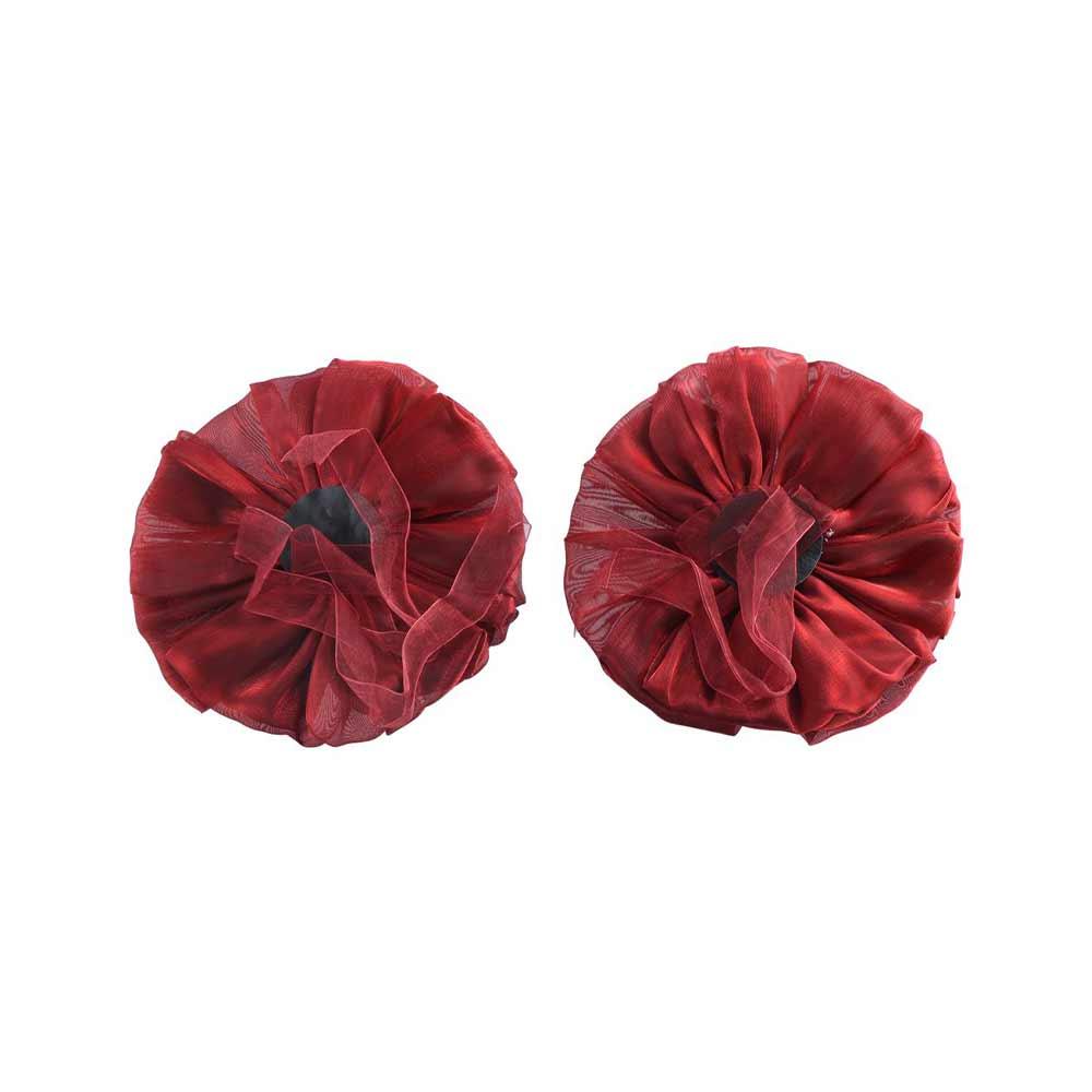 2pcs Practical Tieback Clip-on Rose Flower Window Curtain Home Decor Tie Holder