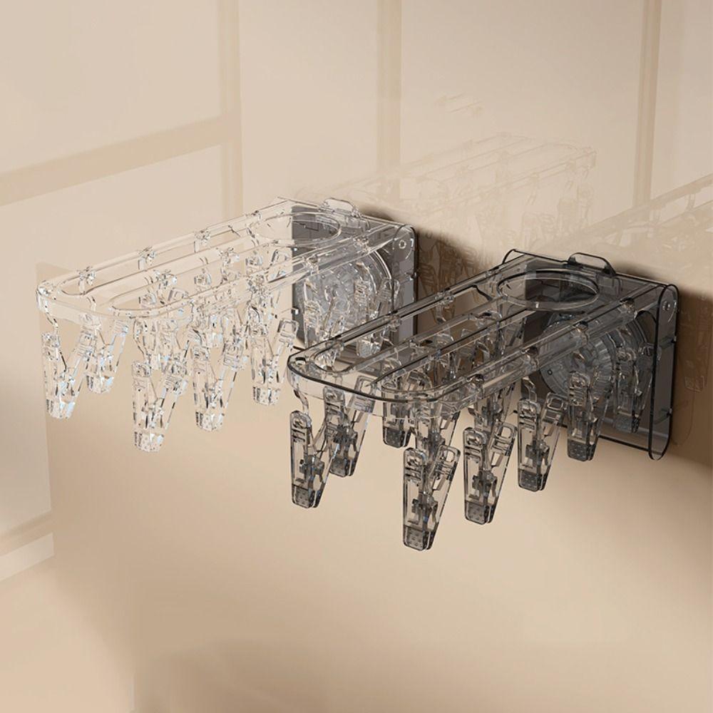

Folding Sock Drying Artifact Wall Hanging Clothes Hanger New Clothes Drying Rack