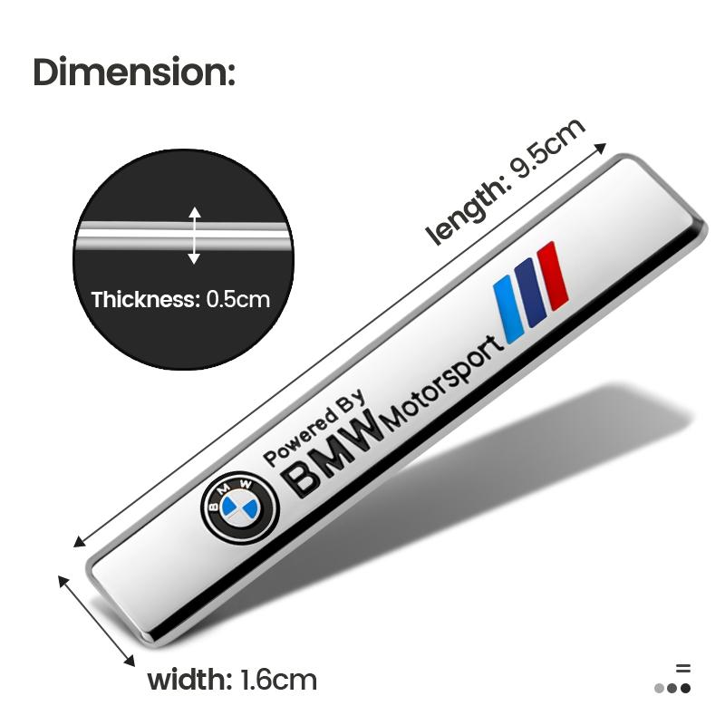 

Aluminum limited edition car sticker for BMW car mirror fuel tank front and body side decoration badge For BMW M Motorsport F31 BMW metal sticker