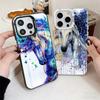 Oil Painting Horse Soft Phone Case for iPhone 15 16 17 Pro Max 17Air 16E 14 Plus 13 12 Mini Shockproof Cover Back Shell