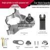 Universal Angle Grinder Conversion Kit: Multifunctional Electric Chisel & Grooving Tool for Woodworking