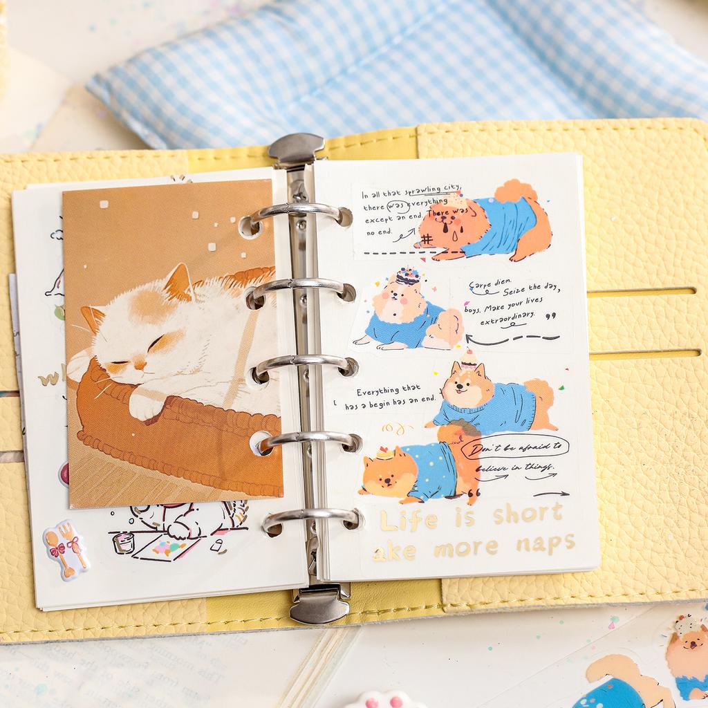 1 Rolle Niedliches Haustier-Thema Washi Tape für DIY Scrapbooking Journal Collage Aufkleber Handyhülle Notizbuch Dekorationszubehör