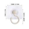 360° Punch Hook Multi-Function Paste Hook Door Rear Hook Hook Strong Sticky Hook