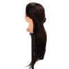 Hair Mannequin Head Hairdressing Styling Training Braiding Practice Doll Head with Clamp Stand