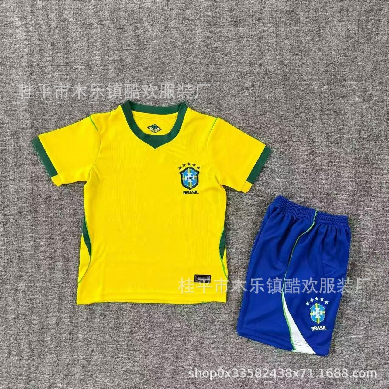 2627 National Team Brazil Netherlands England Germany Spain Argentina Italy Scotland Children s Jersey 16#