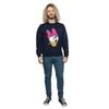 Disney Mens Daisy Duck Head Painted Sweatshirt
