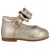Andanines Childrens/Kids Bow Leather Pumps