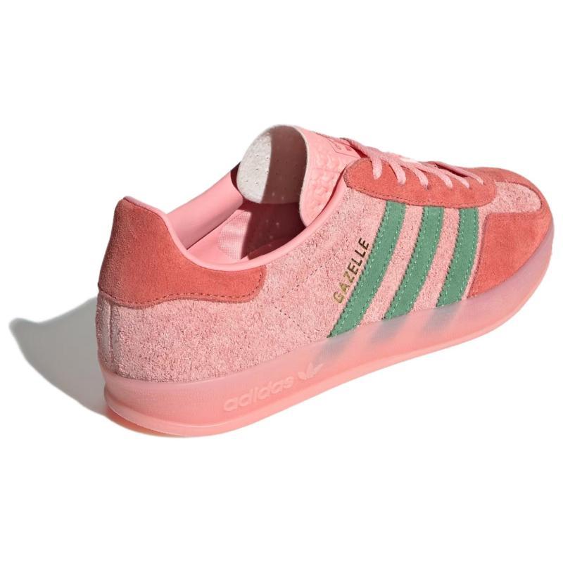 Adidas Women's Gazelle Indoor 'Pink Spark Preloved Green' Women's Sneakers IG6782