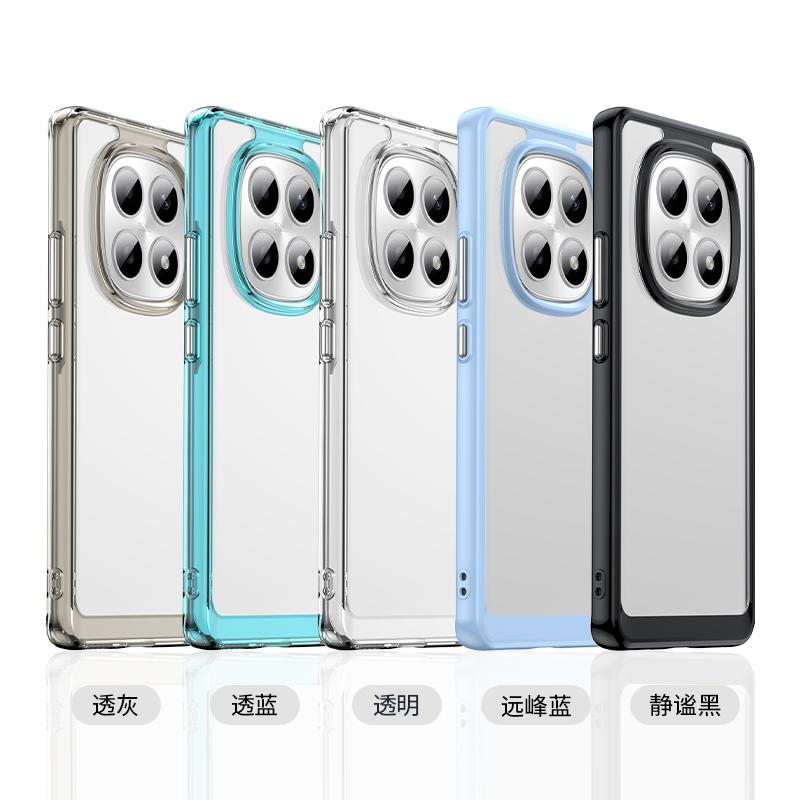 For Xiaomi Redmi Note 15 5G China Case Xiaomi Redmi Note 15 5G China Cover Clear PC + Silicone Shockproof Protective Phone Cover