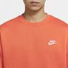 Nike Sportswear Club Fleece Sweatshirt Men Tops Orange BV2663-837