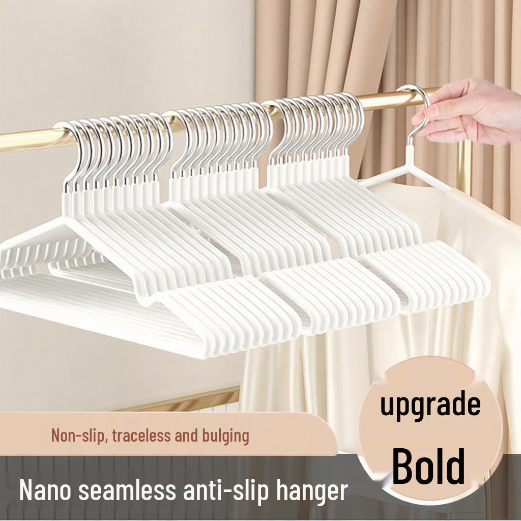 Seamless Multi-Function Clothes Drying Rack: Non-Slip, Wide Shoulder, Anti-Bulge Design