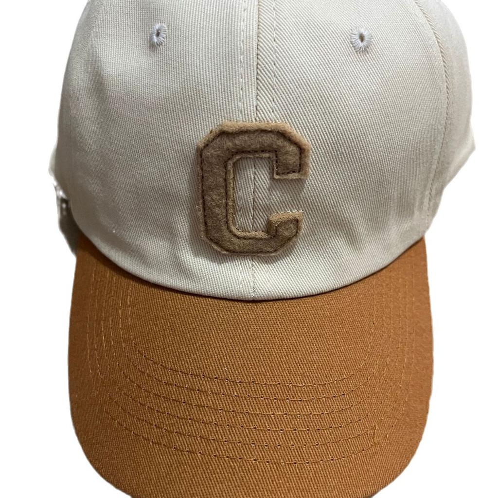 Color Matching C Letter Cap Men and Women Spring and Autumn Ins Fashion Versatile Couple Show Face Small Casual Baseball Students