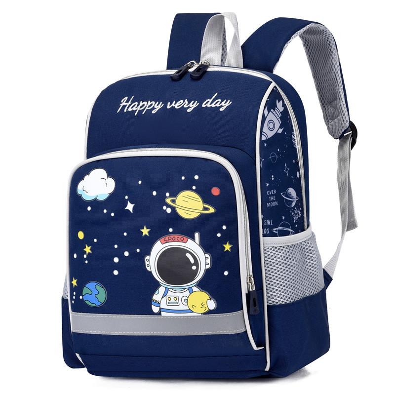Fun And Stylish Cartoon Print Large Capacity Backpack For Boys And Girls School Use