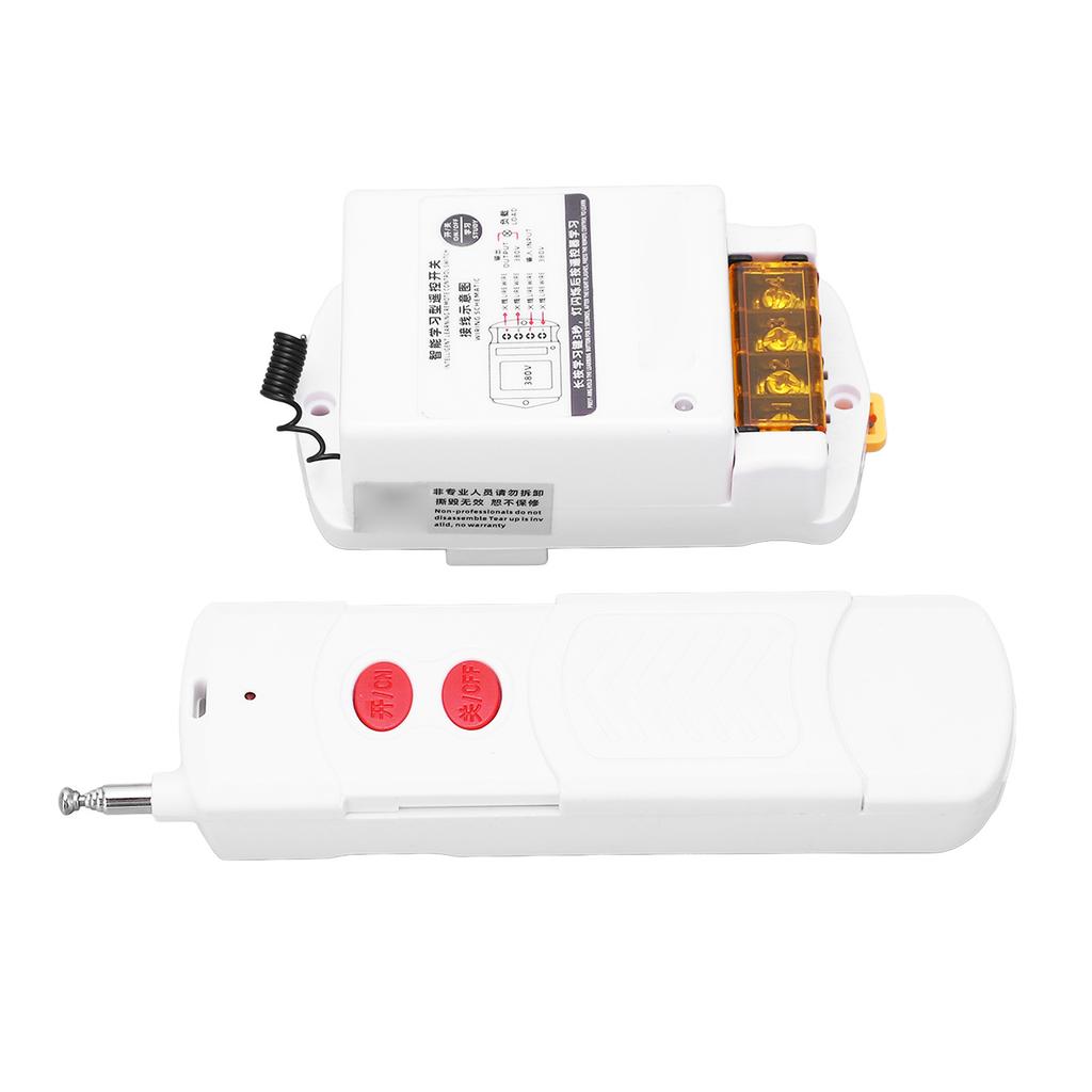Smart RF Remote Control Switch Multifunctional Wireless Switch for Alarm and Water Pump AC 380V