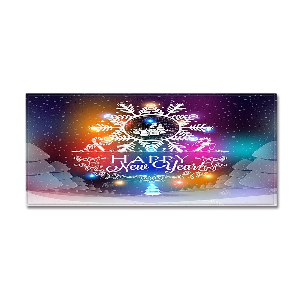 Christmas Kitchen Sand Carpet Doormat Long Floor Mat