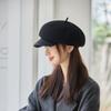 Beret Women's Autumn and Winter Cap Wool Octagonal Hat  Female Equestrian Hat Wool Hat