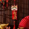 Chinese Style New Year Lion Dance Pendants Spring Festival Hanging Couplet  Wedding Celebration