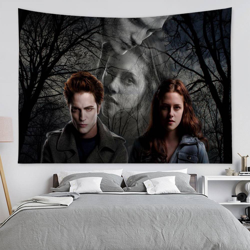 Movie Twilight Printed Large Wall Tapestry Art Science Fiction Room Home Decor Decor Blanket