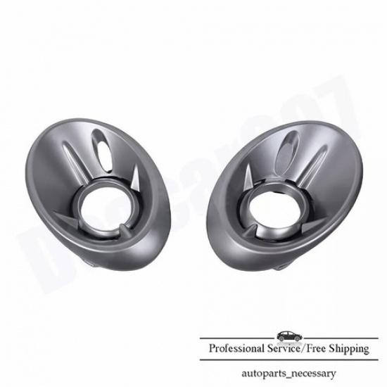 Pack Of 2 For Mercedes-Benz GLA250 2018- RH&LH Front Bumper Fog Light Bezels