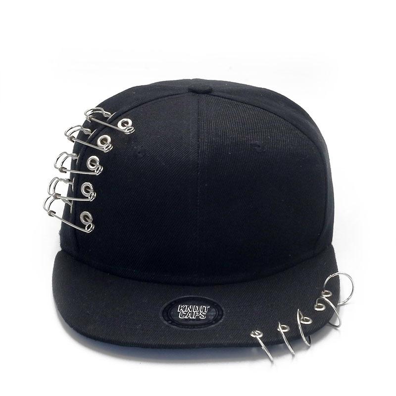 Street Hipster Pin Tie Hoop Hip Hat Male and Female Personality Versatile Baseball Cap Hip Hat Punk
