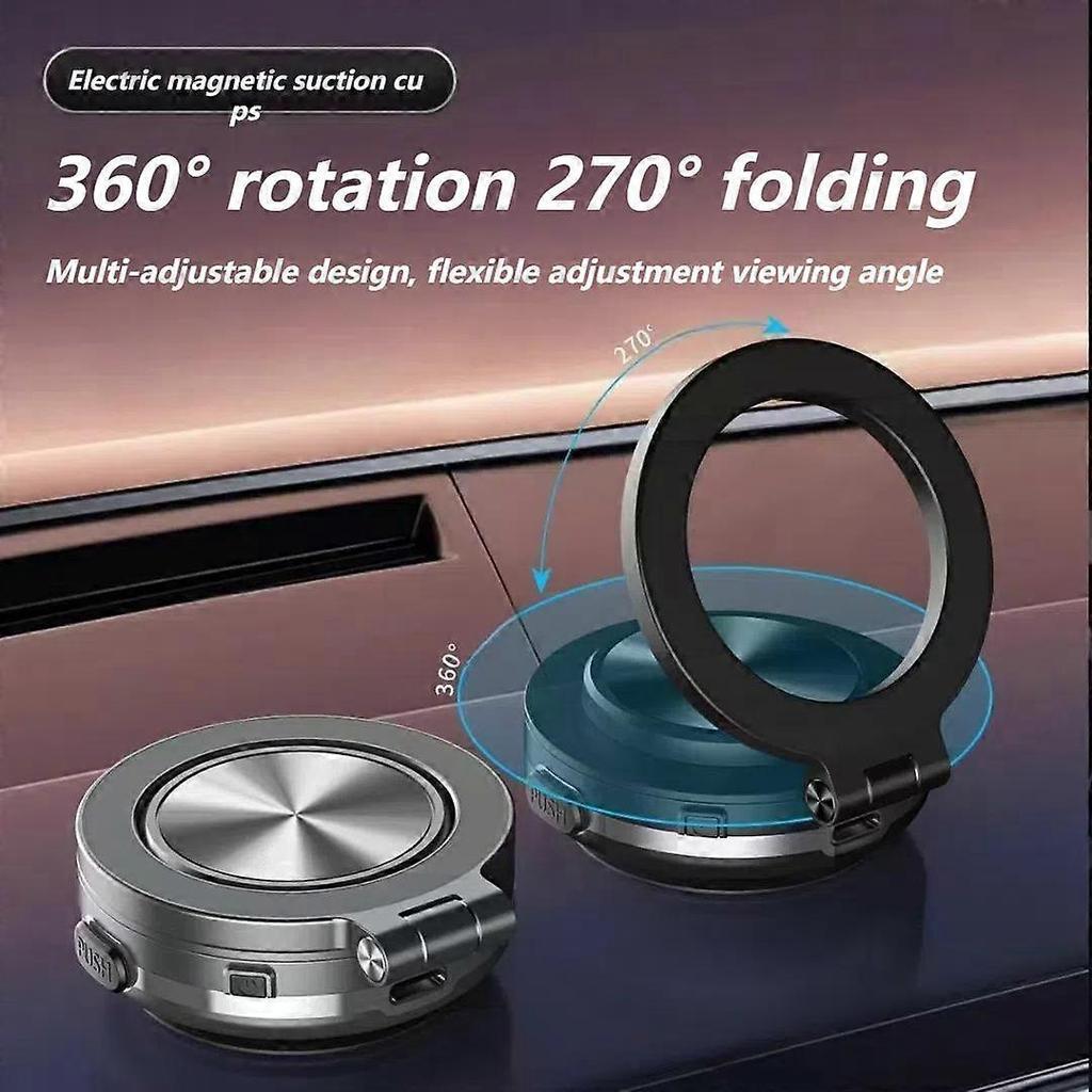 Supporto per telefono cellulare da auto con assorbimento del vuoto, forte supporto magnetico per telefono cellulare, rotazione a 360°, supporto universale stabile con ventosa per iPhone Magsafe