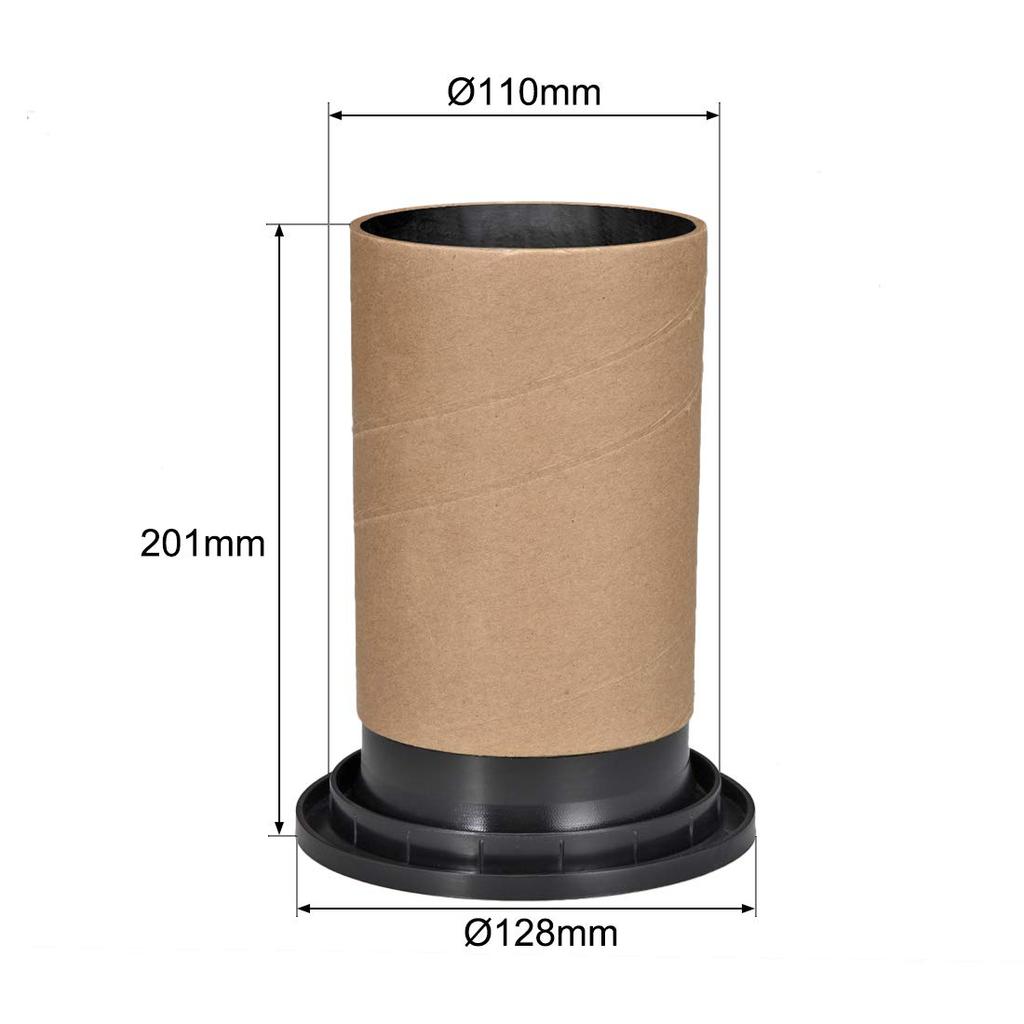 Uxcell Speaker Port Tubes, 110mm X 201mm, Subwoofer Bass Reflex Tubes, Bass Woofer Box, Pack of 2