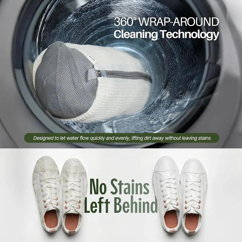 1pcs Shoe Washing Machine Bag,Quick Easy Cleaning,Laundry Shoe Bag for Washer and Dryer,Suitable for All Shoe Types,Reusable