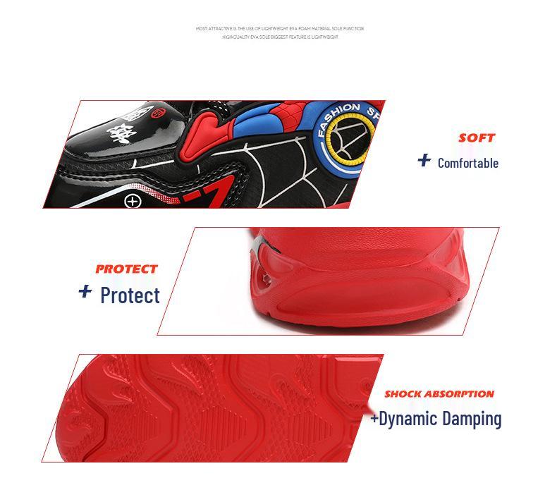 Kids' Light-Up Cartoon Mesh Running Shoes - Autumn 2025 Breathable Style