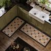 Kitchen Floor Mat Absorbent Oil Floor Mats Retro Diatom Mud Pvc Carpet Washable Non-Slip Foot Rugs Home Decoration