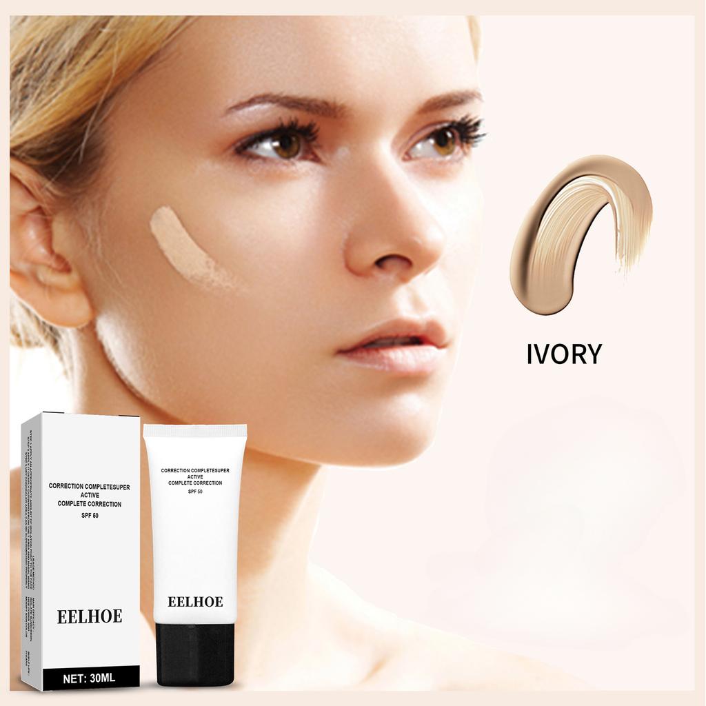 1 szt. kremu izolacyjnego przed makijażem 30 ml kość słoniowa