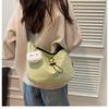 Soft Stylish Nylon Canvas Shoulder Tote Bag For Casual Travel In Vibrant Colors