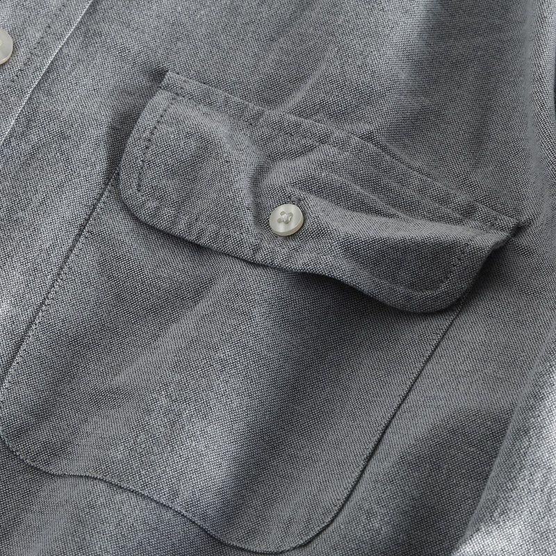 Goods Tail Goods Overplus Order Original Order Withdraw from Cupboard More Than Long Sleeve Oxford Cloth Shirts Spring and Autumn Men's Shirt Fashion