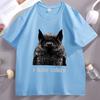 I Have Rabies Bat Tshirt Y2k Vintage Short Sleeve Weird Dark Humor Tshirt Unisex Deigners Cotton T Shirt Women Printed Clothes