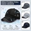 Quick Dry Trucker Baseball Cap Sun Protection Running Cap for Men Women Outdoor Hiking Backpacking Walking Travel