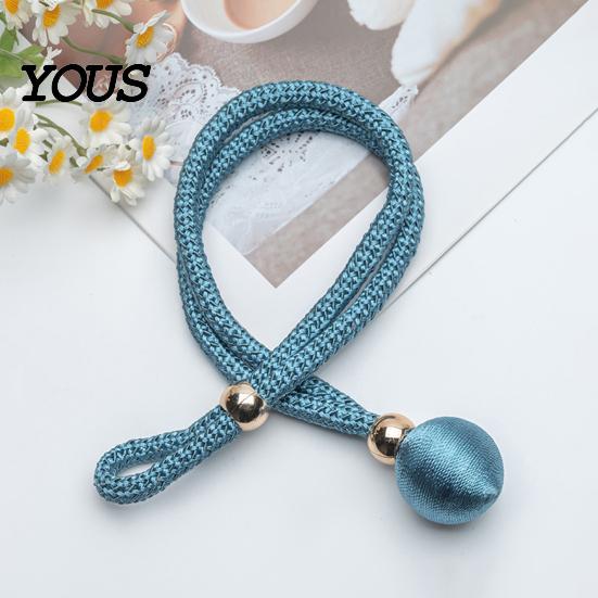 Strong Curtain Fasteners Fabric Tiebacks, Windows Hold Back, Holdbacks, Decorative Ties Holder Rope for Home Essential Bedroom Living Room Easy To Use