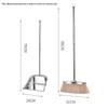 Stainless Steel Broom and Dustpan Set