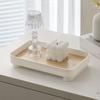 Quadratische Schale Holz Hautpflegeprodukt-Auslage Schlüssel Schreibtisch-Organizer