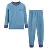 Autumn Winter Thermal Underwear Suit Girls Clothing Sets Boys Pajama Sets Baby No Trace Warm Sleepwear Solid Color Child Clothes