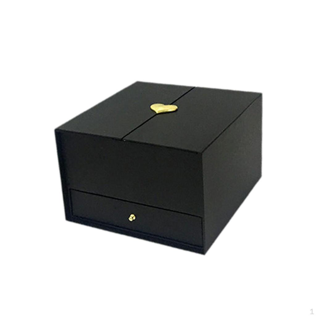 Empty Flower Arrangement Gift Box 9.8x9.2x6inch Cardboard Material Versatile with Drawer for Florist