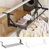 Adjustable Telescopic Towel Drying Rack Heavy Duty Heated Radiator Holder for Laundry Bathroom Robe Coat Hat Bag Storage