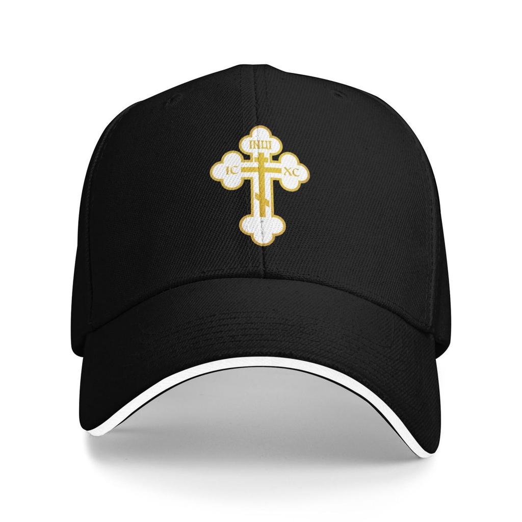 Russian Orthodox Cross Print Baseball Caps Snapback Baseball Hats Breathable Casual Casquette Outdoor for Men And Women