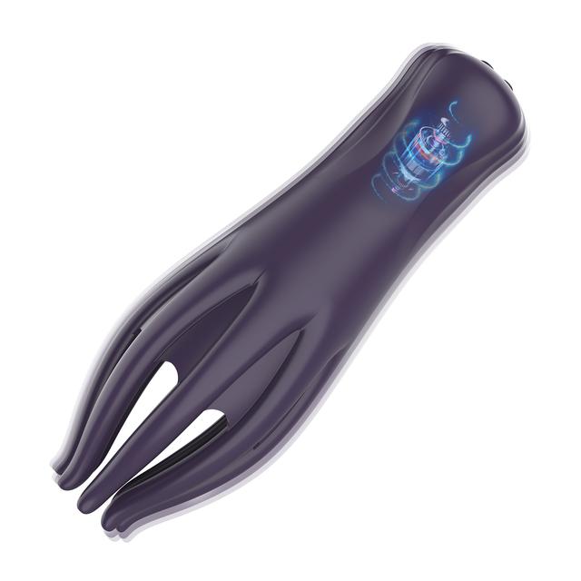 Male Glans Stimulate Massager 10 Modes Penis Delay Trainer Vibrator Rotate Masturbator Automatic Oral Climax Sex Sex Toy For Men