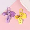 1Pc Alloy Love Shape Pendant Keychain Heart Key Chain With Bell Couple Friend Bag Gift Jewelry Key Holder Accessories