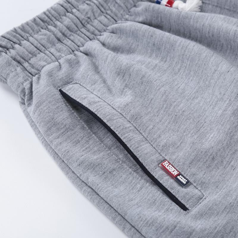 Herrshorts Byxor Casual Sportbyxor Sommar Croppade Byxor Lösa Strandbyxor