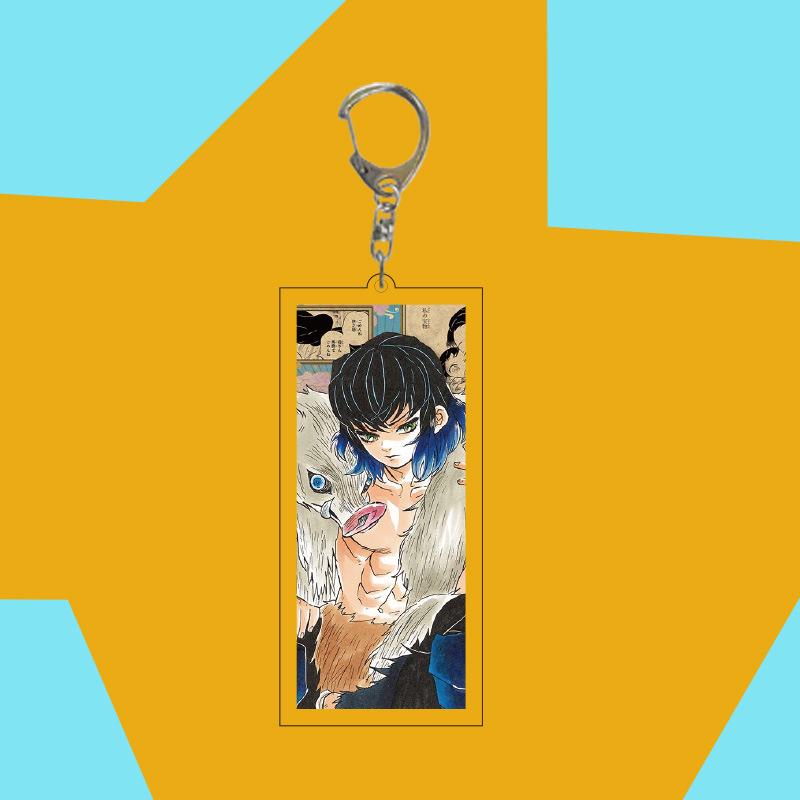 Demon Slayer Acrylic Keychain Pendant - Nezuko, Tanjiro & Zenitsu Anime Merchandise