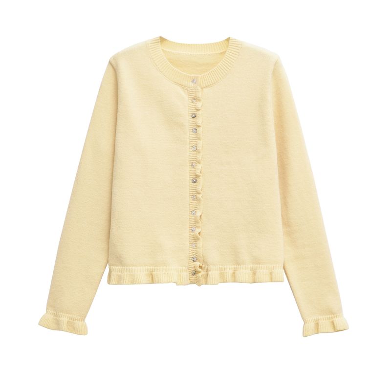 Araltay New Western Style Women Clothes Versitile Fashion Long Sleeve Laminated Decorative Knitted Outerwear 2756114