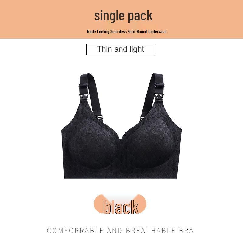 Seamless Plus Size Sports Bra: Bust Minimizer & Anti-Sagging Support for Maternity and Full Figures