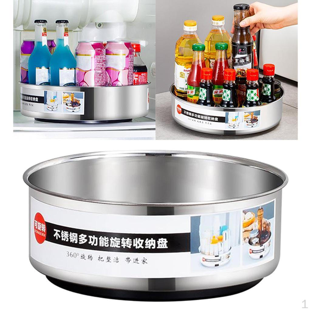 Organizer For Cabinet Swivel Tray Container