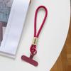 Adjustable Phone Wrist Strap Chain Fashion Simple Candy Color Mobile Phone Lanyard Universal Anti-lost Keychain Cellphone Strap